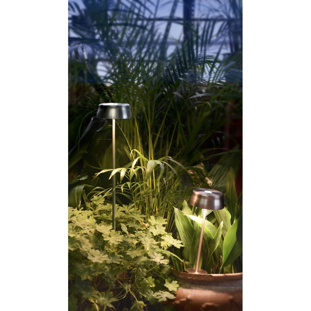 Zafferano SISTER LIGHT Picchetto Wi-fi Lampada da terra smart Avorio ricaricabile e dimmerabile