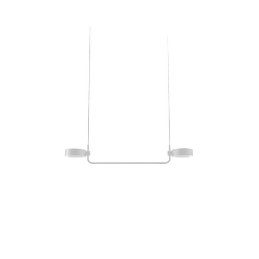 Zafferano SUPER O Lampada a led a sospensione Bianca ricaricabile e dimmerabile