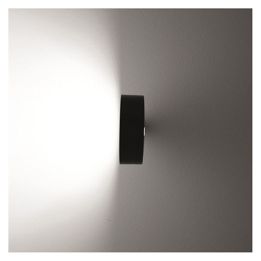 Zafferano SUPER O Lampada a led da parete Bianca ricaricabile e dimmerabile