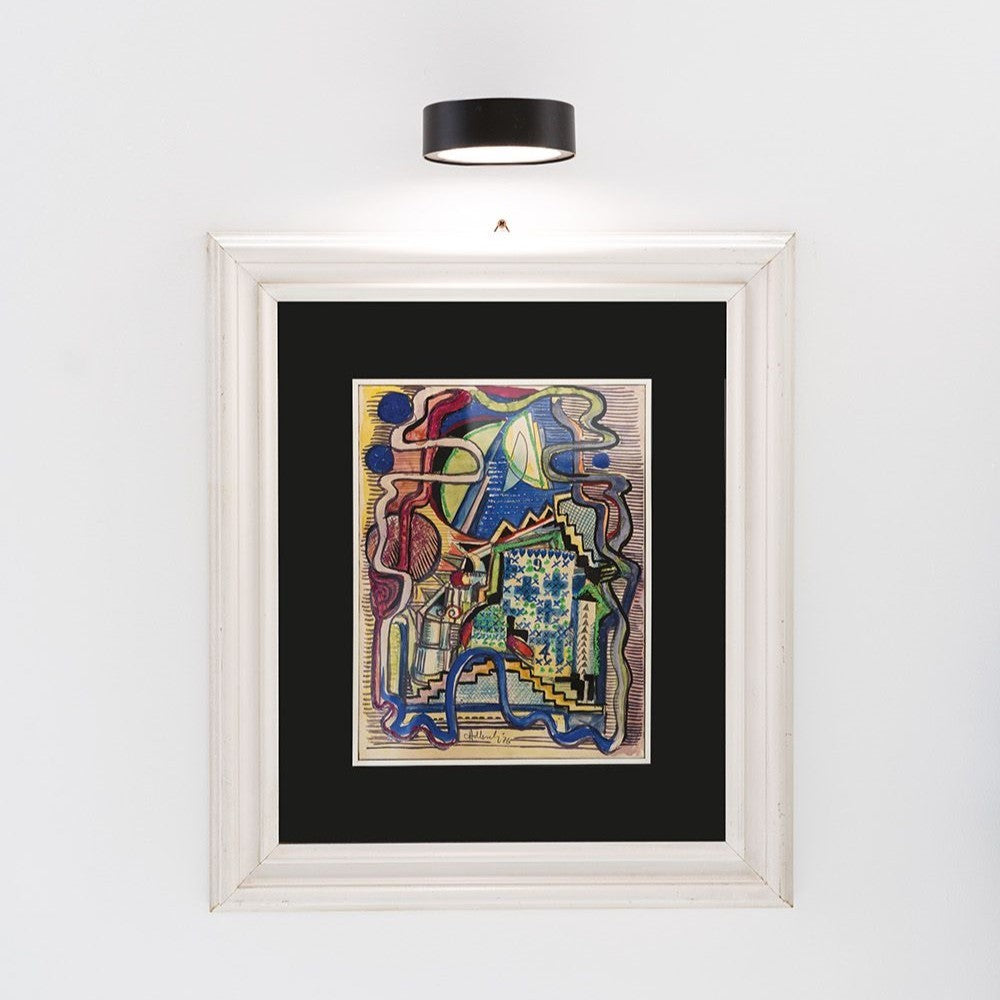 Zafferano SUPER O Lampada a led da parete Bianca ricaricabile e dimmerabile