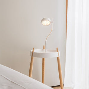 Zafferano SUPER O Lampada a led da tavolo Bianca ricaricabile e dimmerabile