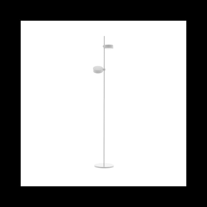 Zafferano SUPER O Lampada a led da terra Bianca ricaricabile e dimmerabile - 2 Modulo Luce