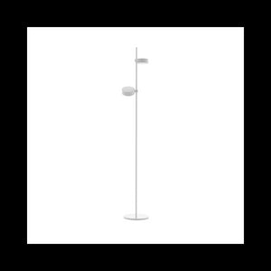 Zafferano SUPER O Lampada a led da terra Bianca ricaricabile e dimmerabile - 1 Modulo Luce