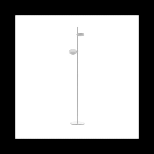 Zafferano SUPER O Lampada a led da terra Bianca ricaricabile e dimmerabile - 1 Modulo Luce