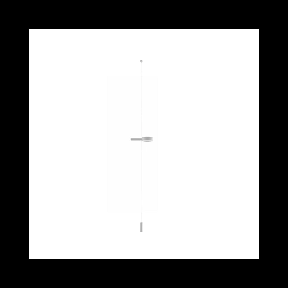 Zafferano SUPER O Lampada a led sospesa Bianca ricaricabile e dimmerabile - 1 Modulo Luce