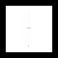 Zafferano SUPER O Lampada a led sospesa Bianca ricaricabile e dimmerabile - 1 Modulo Luce