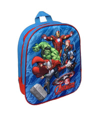Zainetto Avengers Stampa In Rilievo 3d Supereroi Bambini Scuola Asilo Elementari         