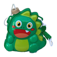 Trade Shop - Zainetto Con Pistola Sparabolle Sapone Bottiglia 150ml Dinosauro Gioco Per Bambini 807656a -