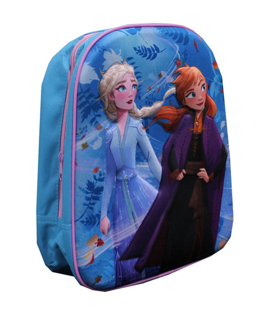 Zainetto Frozen Elsa Anna Stampa Rilievo In 3d Bambine Scuola Asilo Tempo Libero         