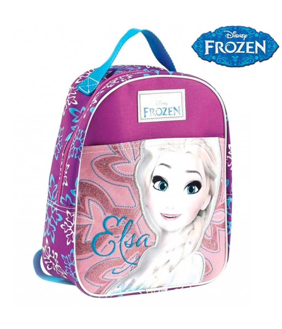 Zainetto Frozen Elsa Disney Asilo Scuola Bambine Tempo Libero Colore Rosa         