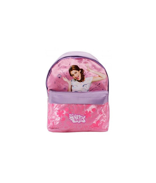 Zainetto Scuola Asilo Con Tasca Anteriore Chiusura A Zip Disney Violetta         