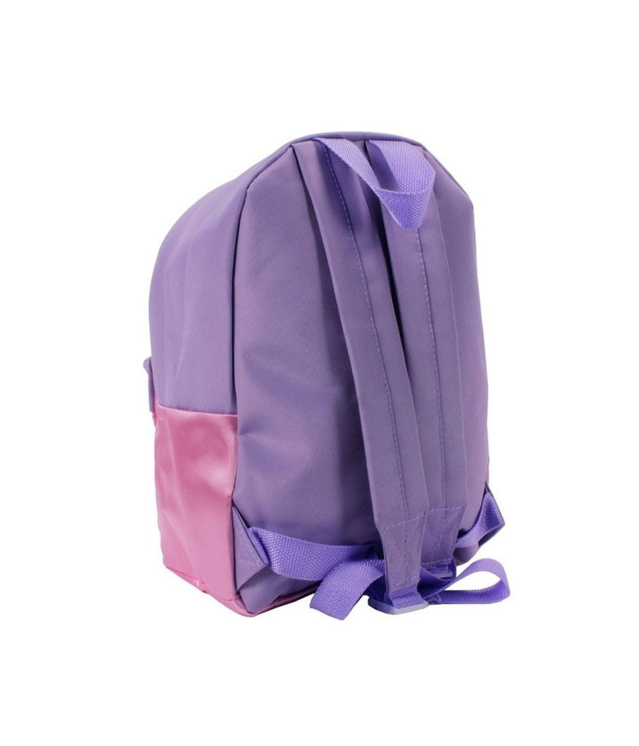 Zainetto Scuola Asilo Con Tasca Anteriore Chiusura A Zip Disney Violetta         