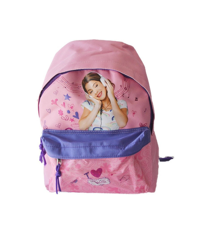 Zainetto Scuola Asilo E Tempo Libero In Tessuto Disney Violetta         