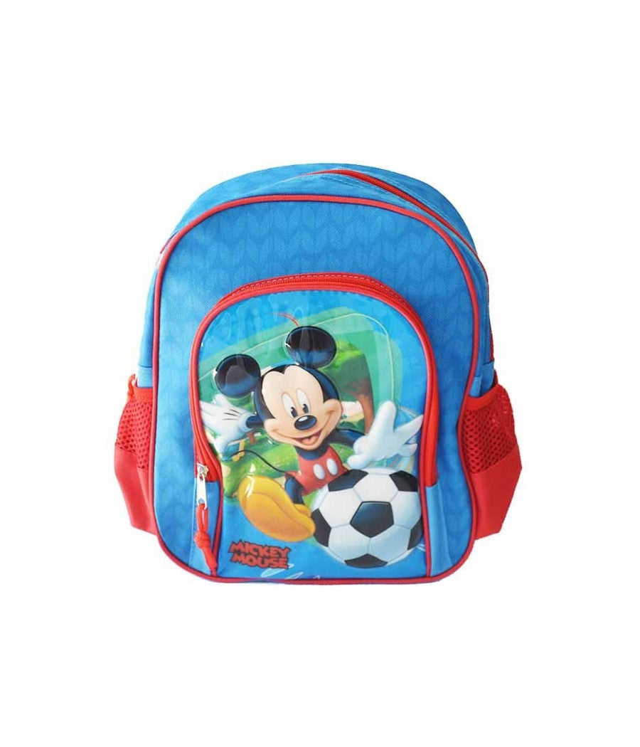 Zainetto Scuola Asilo E Tempo Libero In Tessuto E Pvc Disney Mickey Mouse         