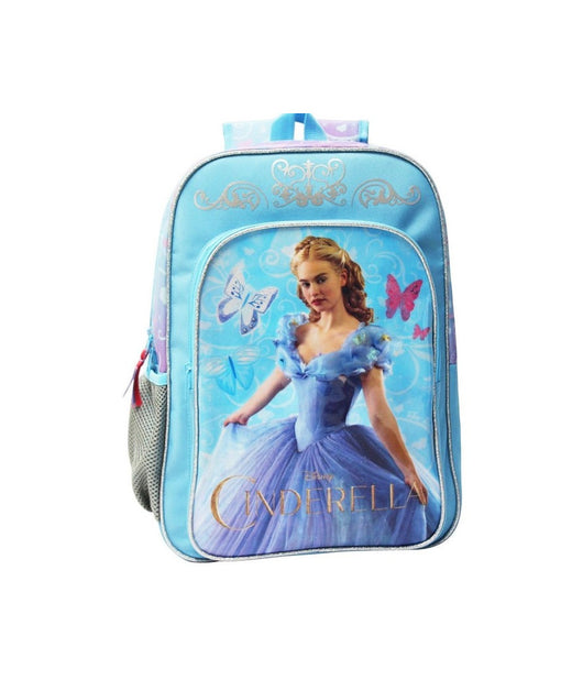 Zaino Americano Cindarella In Poliestere 40 Cm Disney Cenerentola Azzurro         