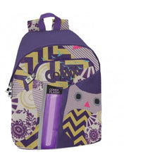 Zaino Americano Comix Flash Scuola Colore Viola Fantasia 30x41x17 Cm         