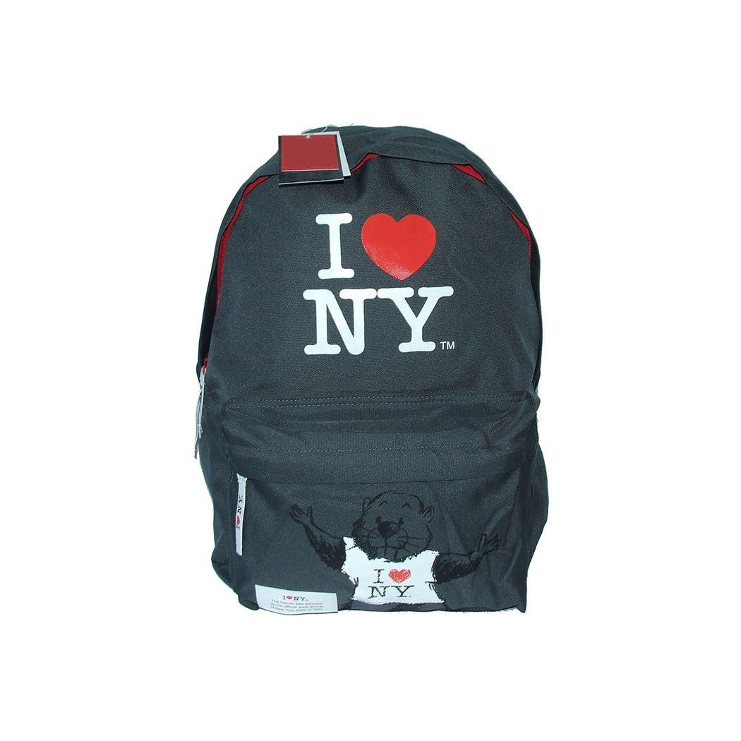 Trade Shop - Zaino Americano In Tessuto Per Scuola E Tempo Libero I Love Ny Murales -