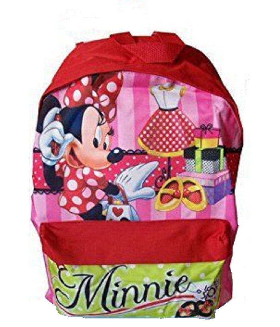 Zaino Americano Minnie Disney Multicolore Bambine Asilo Tempo Libero Elementari         