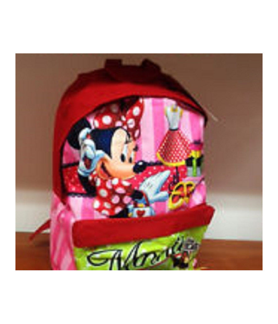 Zaino Americano Minnie Disney Multicolore Bambine Asilo Tempo Libero Elementari         
