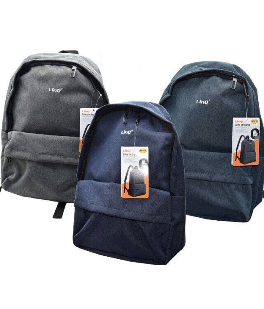 Zaino Borsa Porta Computer Per Laptop Pc Notebook Portatile Fino A 15,6â€³ Ex9115         