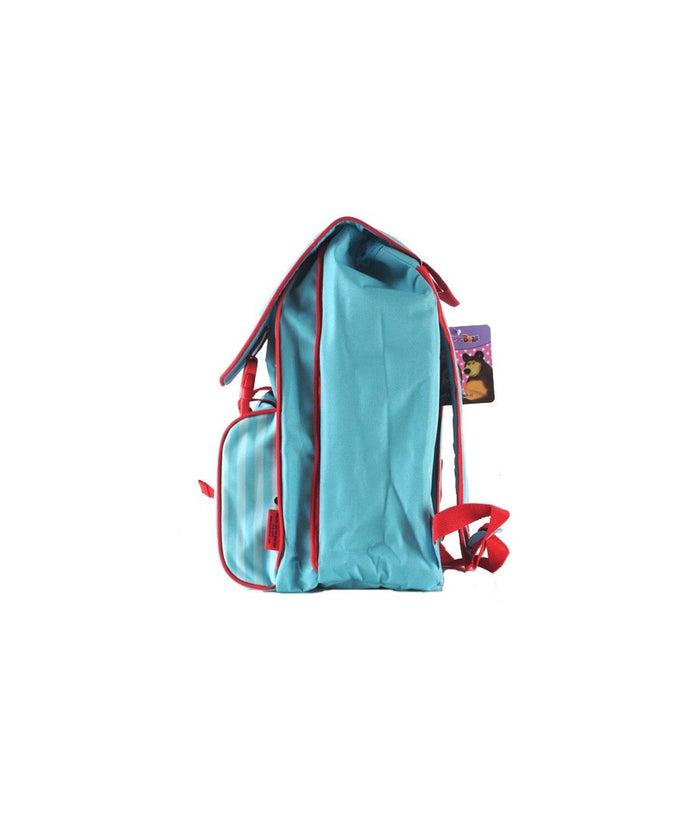 Zaino Cartella Estensibile Scuola Masha E Orso In Poliestere Modelli Assortiti         