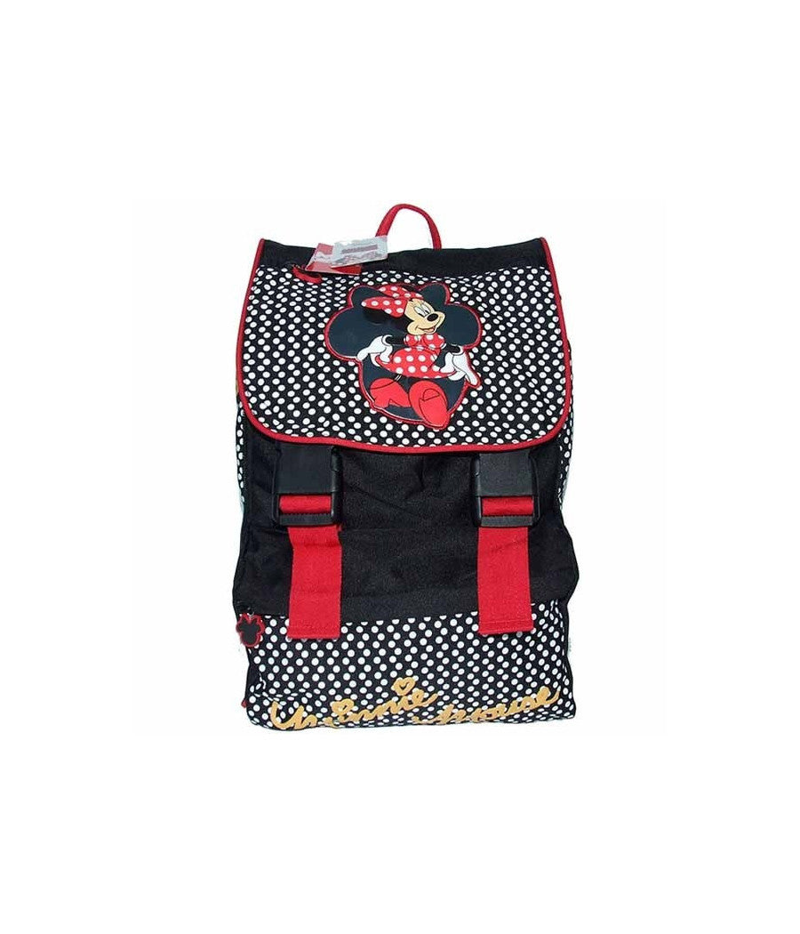 Zaino Estensibile In Tessuto Poliestere Disney Minnie Con Spallacci Imbottiti         