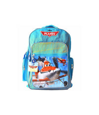 Zaino Grande Scuola E Gita Con 2 Scomparti In Tessuto E Pvc Disney Planes         