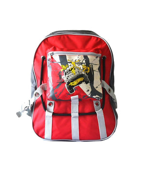Zaino Per Scuola Gita Tempo Libero Escursioni Hot Weels Tessuto Ergomonico         