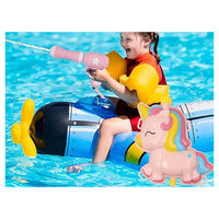 Trade Shop - Zaino Pistola Spara Acqua Per Bambini Gioco Serbatoio Da 2 Lt Estate Unicorno 6726038 -