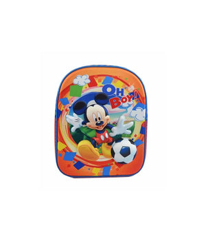 Zaino Scuola Asilo Elementare Zainetto 28x10x32cm Disney Mickey Mouse 3d Topolino         