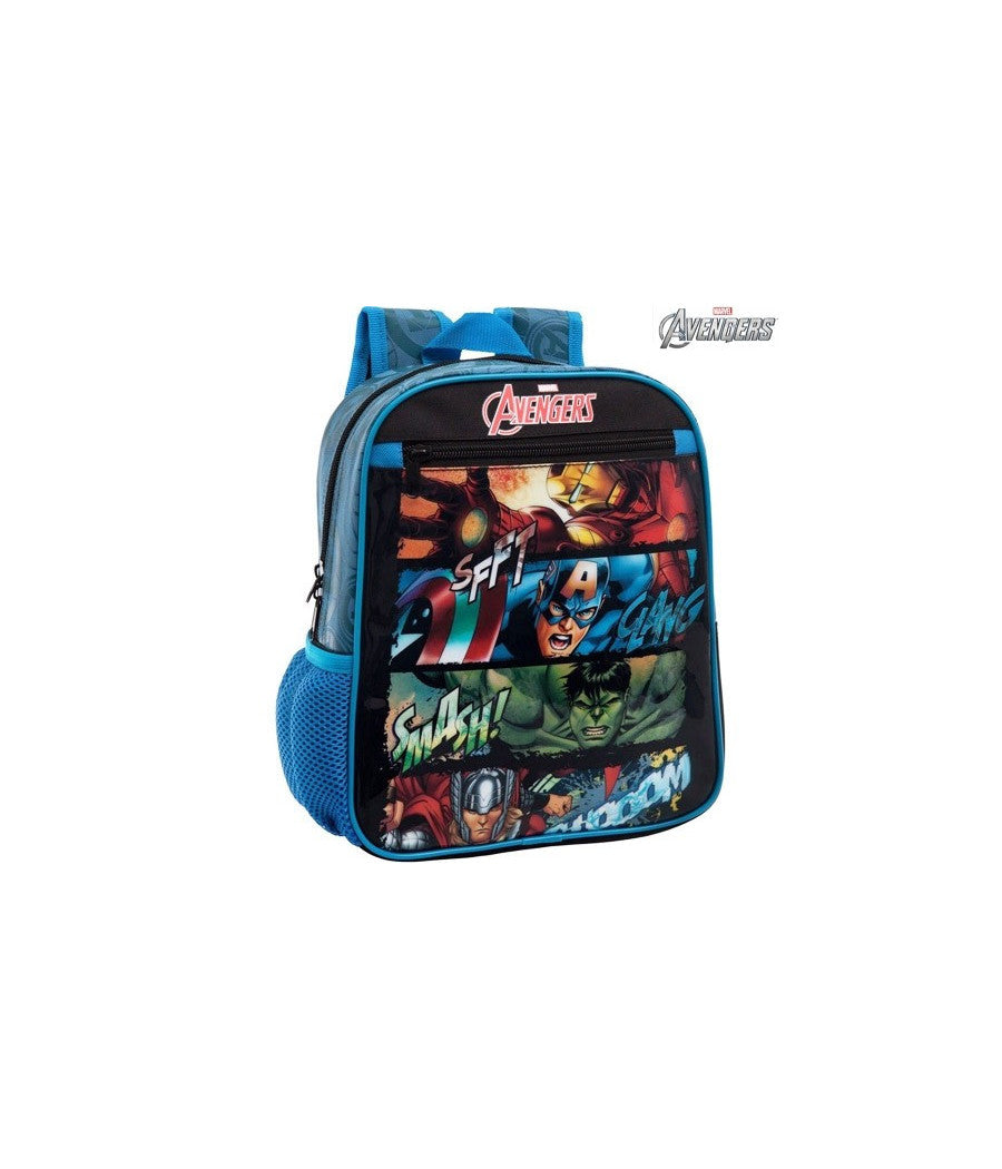 Zaino Scuola Asilo Zainetto Poliestere Borsa 23 X 28 X 10 Cm Marvel Avengers         