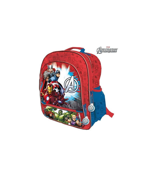 Zaino Scuola Elementare Medie Zainetto Tempo Libero 34x41x19 Cm Marvel Avengers         