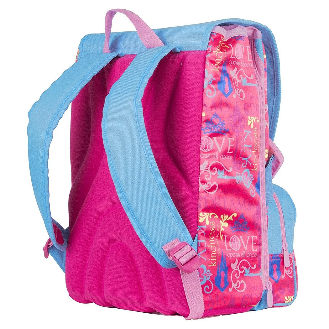 Trade Shop - Zaino Scuola Estensibile Principesse Disney Cartella Bambine -