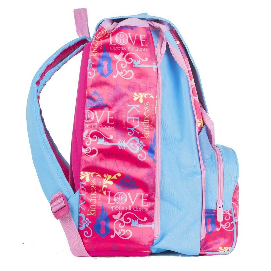 Trade Shop - Zaino Scuola Estensibile Principesse Disney Cartella Bambine -