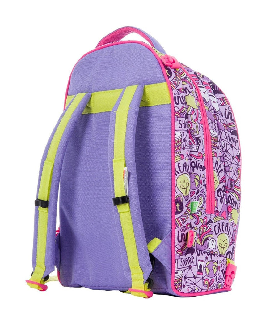 Zaino Scuola Ragazzi Trolley 3in1 Jack Sj Con Carrello Rimovibile Rosa         