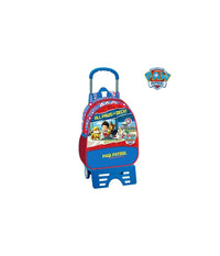 Zaino Trolley 33 Cm Con Carrello Zainetto Scuola Asilo Elementare Paw Patrol         