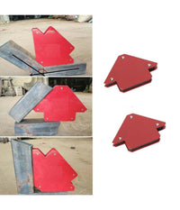 Squadra Magnetica Magnete Per Saldatura Saldatrice 45° 90° 135° 25lb 12kg         