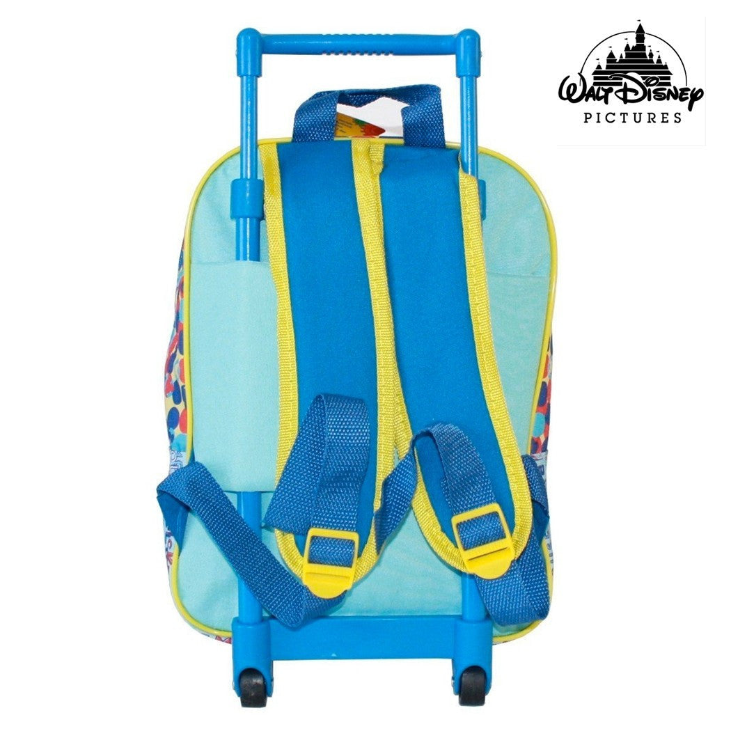 Trade Shop - Zaino Trolley Mickey Topolino Disney Asilo Scuola Bambini Viaggi Altezza 30 Cm -