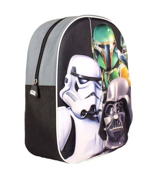 Zaino Zainetto Asilo Star Wars 3d Effetto Rilievo  25 X 10 X 31 Cm Scuola         