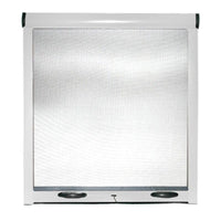 Zanzariera a Rullo in Kit Riducibile Universale per Finestra Verticale Easy-Up Bianca 80X170