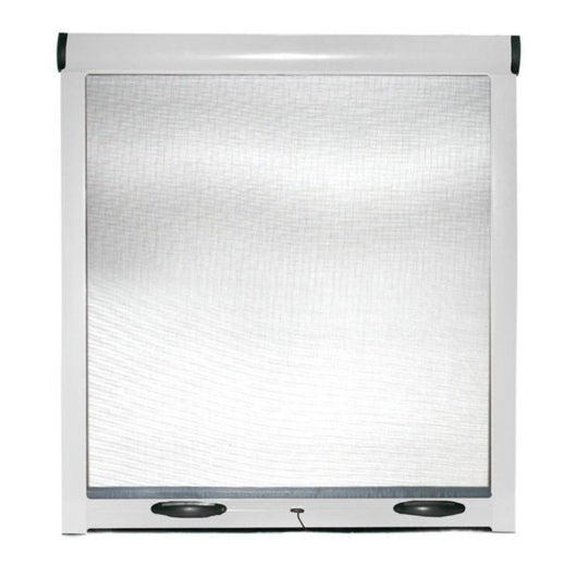 Zanzariera a Rullo in Kit Riducibile Universale per Finestra Verticale Easy-Up Bianca 80X170