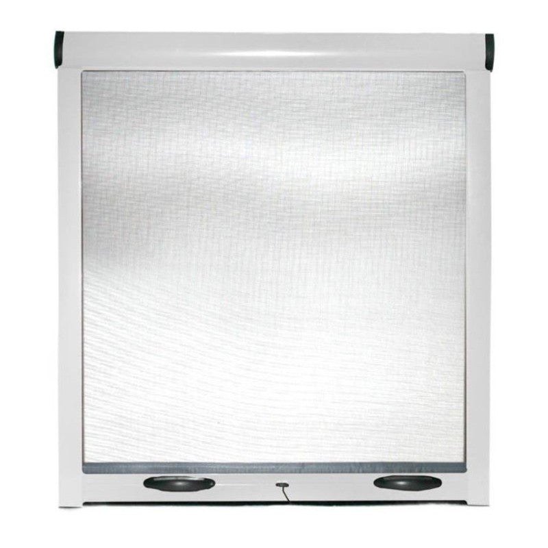 Zanzariera a Rullo in Kit Riducibile Universale per Finestra Verticale Easy-Up Bianca 80X170