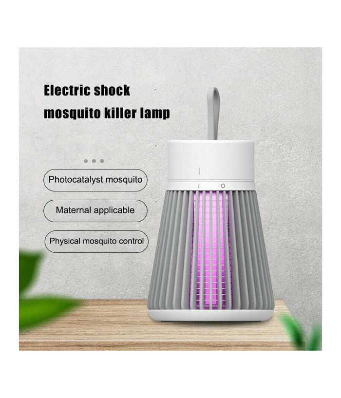 Zanzariera Elettrica Led Repellente Da Campeggio Anti Zanzare Con Filo Usb         