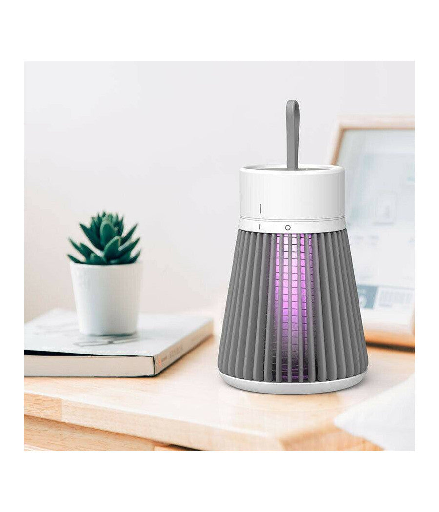 Zanzariera Elettrica Led Repellente Da Campeggio Anti Zanzare Con Filo Usb         