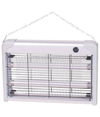 Zanzariera Elettrica Slim Anti Zanzare Mosche 2 Lampade Uv Led 20w 39 X 26 X 6cm         