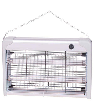 Zanzariera Elettrica Slim Anti Zanzare Mosche 2 Lampade Uv Led 20w 39 X 26 X 6cm         