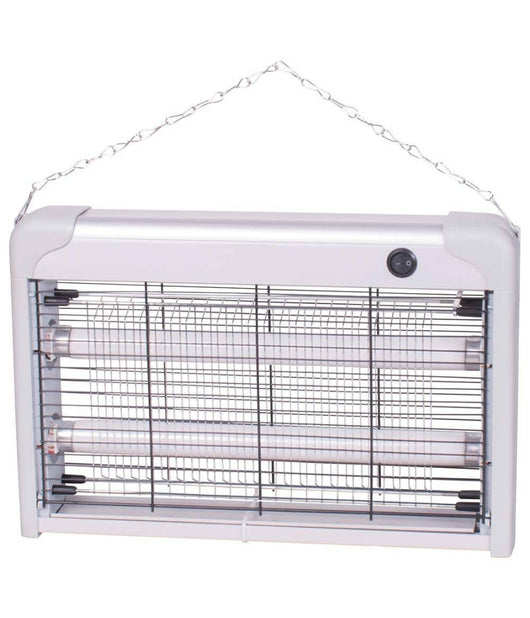 Zanzariera Elettrica Slim Anti Zanzare Mosche 2 Lampade Uv Led 20w 39 X 26 X 6cm         