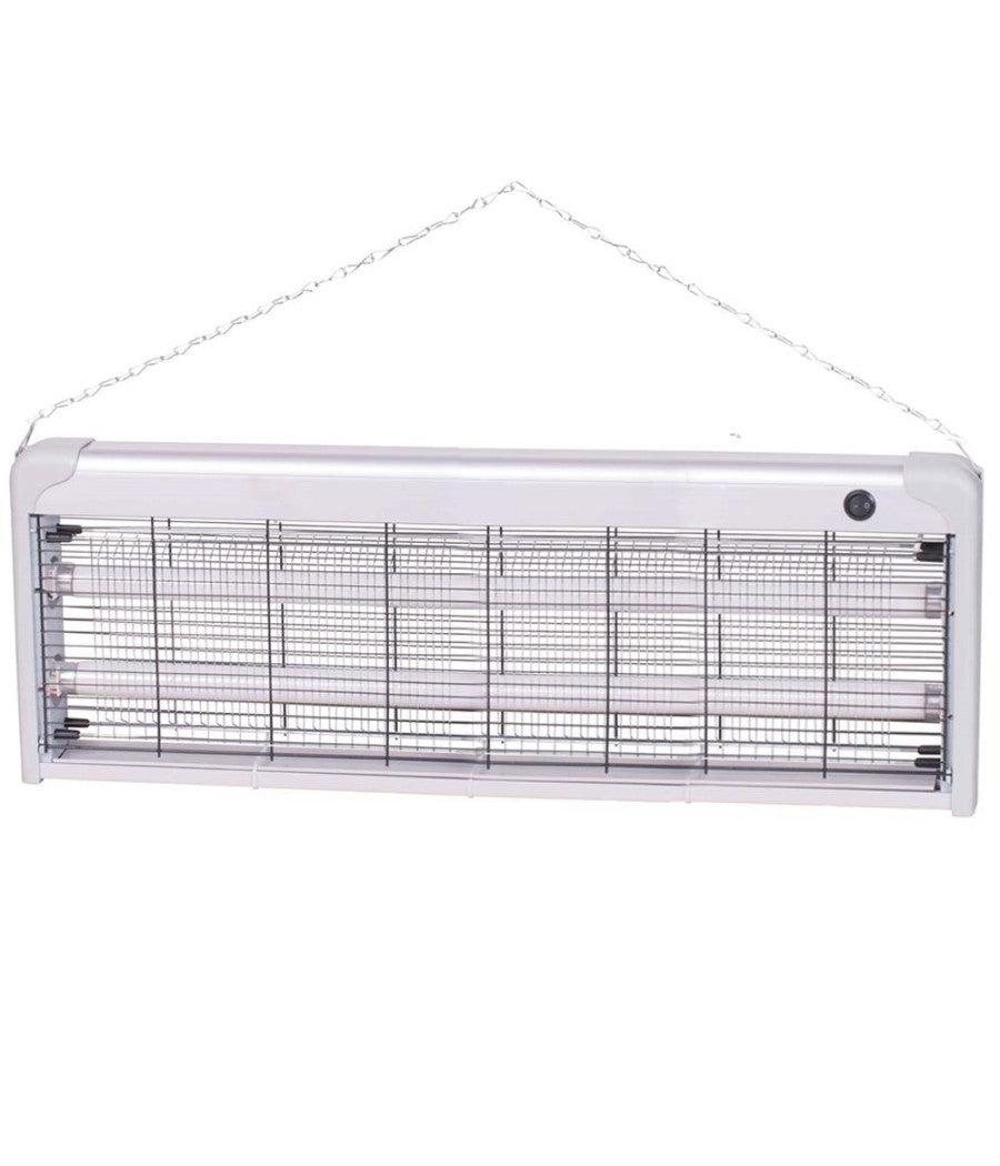 Zanzariera Elettrica Slim Anti Zanzare Mosche 2 Lampade Uv Led 40w 65 X 26 X 6cm         
