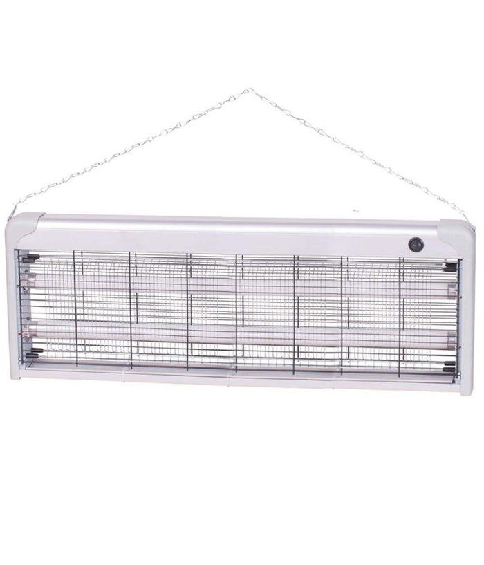 Zanzariera Elettrica Slim Anti Zanzare Mosche 2 Lampade Uv Led 40w 65 X 26 X 6cm         