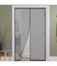 Zanzariera Magnetica Per Porte 140 X 240 Cm Universale Nera Tenda Zanzariera         